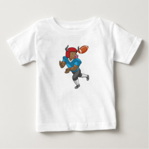 Bull at Football Sports Baby T-Shirt
