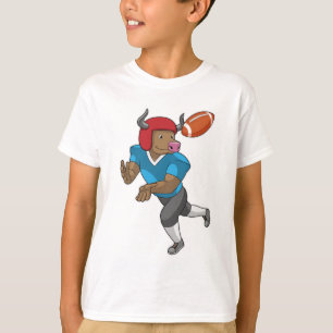 Bull at Football Sports T-Shirt
