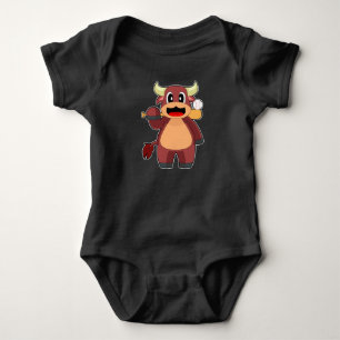 Bull Baseball Baseball bat Baby Bodysuit