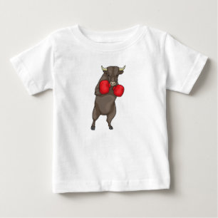 Bull Boxer Boxing gloves Baby T-Shirt