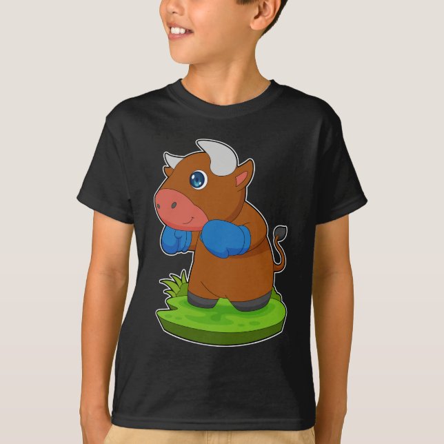Bull Boxer Boxing gloves Boxing T-Shirt (Front)