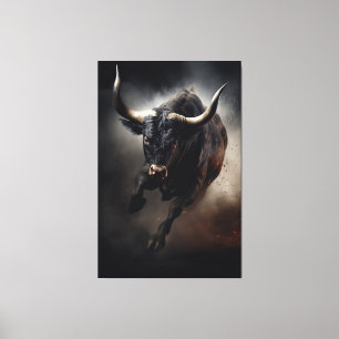 Bull Canvas Art