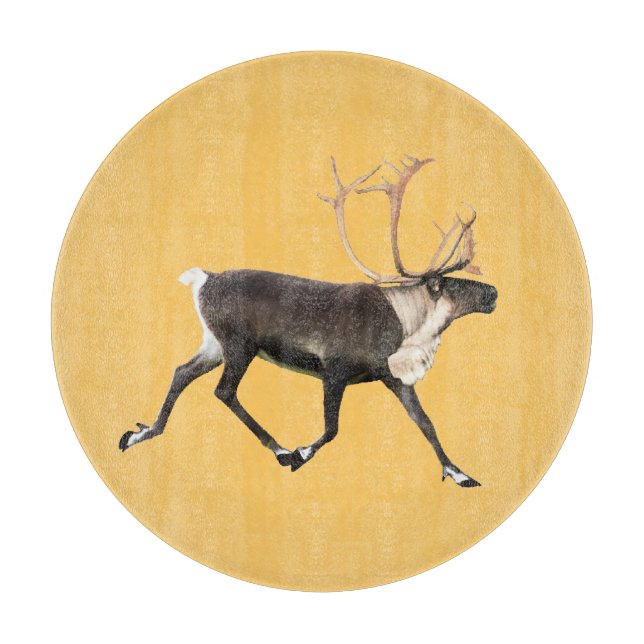 Bull Caribou Cutting Board (Front)