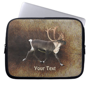 Bull Caribou (Reindeer) Laptop Sleeve