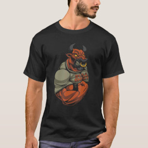 Bull Cattle Calf Animal Bull Riding Cowboy Bull Ri T-Shirt