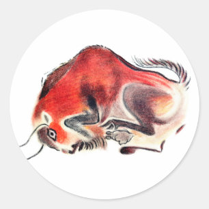 Bull Classic Round Sticker