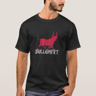Bull Cow Bull Cattle Distressed T-Shirt