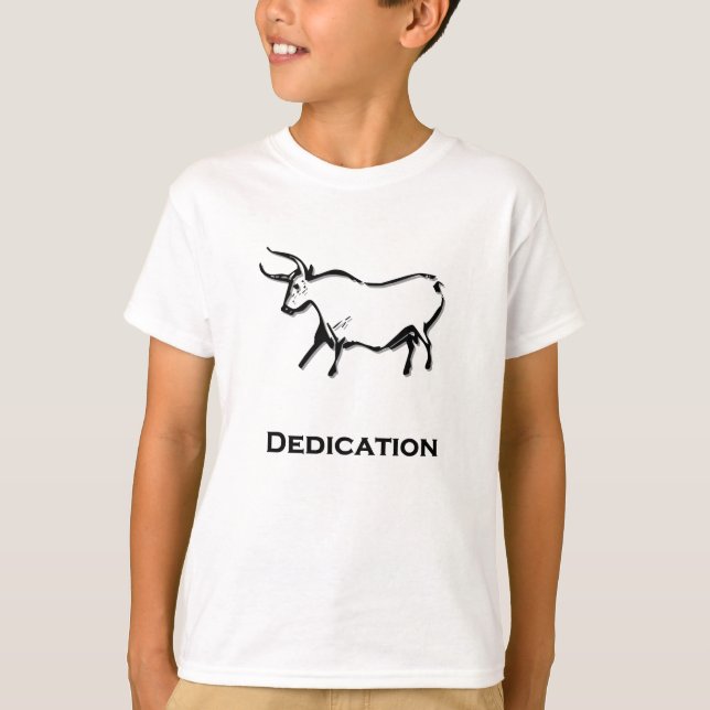 Bull Dedication Black T-Shirt (Front)