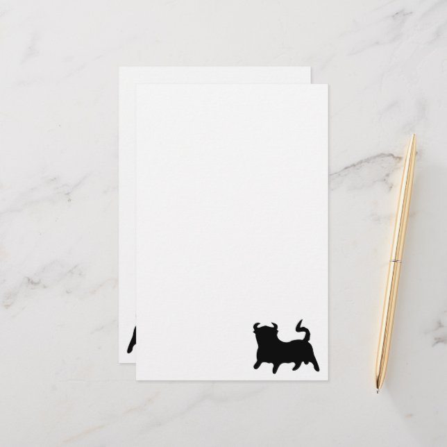 Bull Design Stationery (Front/Back In Situ)