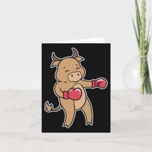 Bull Does Boxing  Card