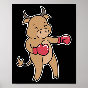 Bull Does Boxing Poster