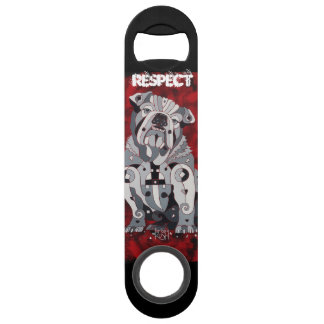 Bull Dog Bottle Opener Bar Key