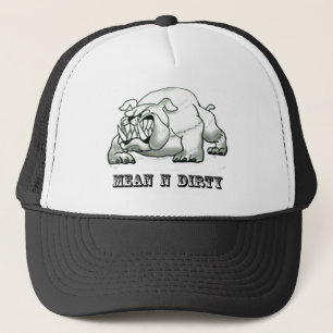 Bull dog ( mean n dirty) copy trucker hat