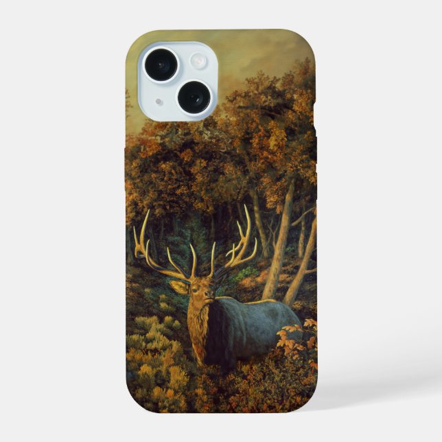 Bull Elk à l'automne (Verso)