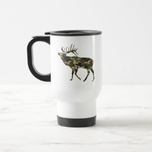 Bull Elk Camo Travel Mug