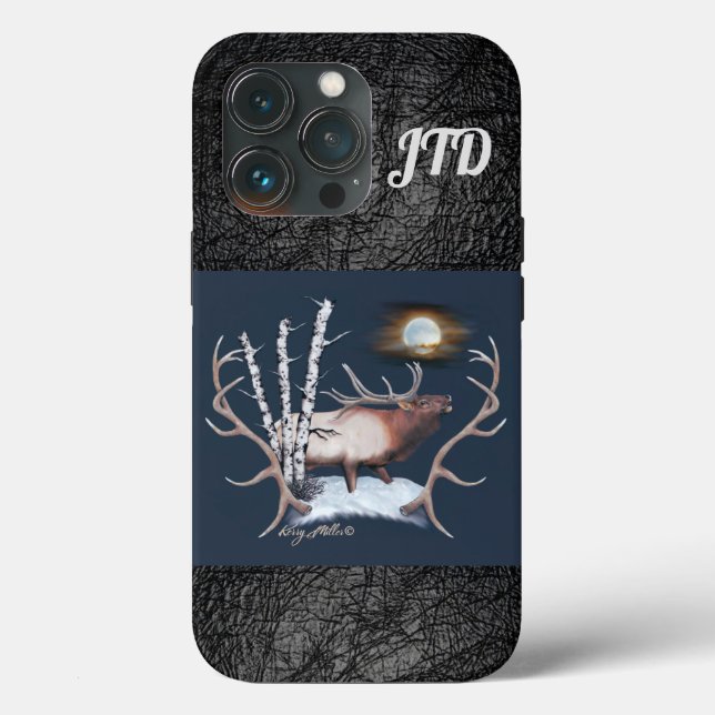 Bull Elk Case-Mate iPhone Case (Back)