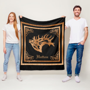 Bull Elk Fleece Blanket