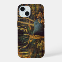 Bull Elk in Autumn Forest