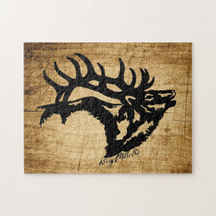 Bull Elk Jigsaw Puzzle