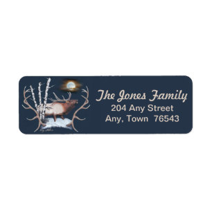 BULL ELK LABEL