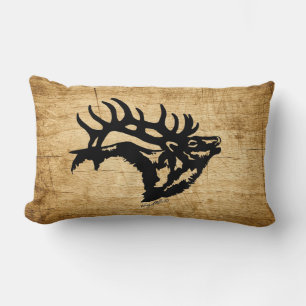 Bull Elk Lumbar Pillow