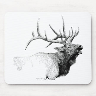 Bull Elk Mouse Pad