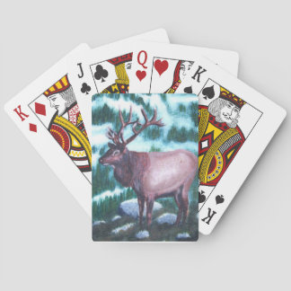 Bull Elk Playing Cards