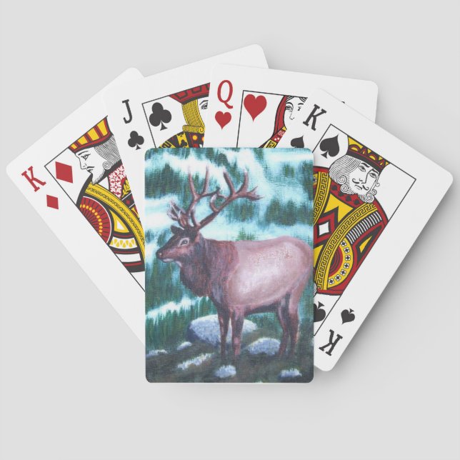 Bull Elk Playing Cards (Back)