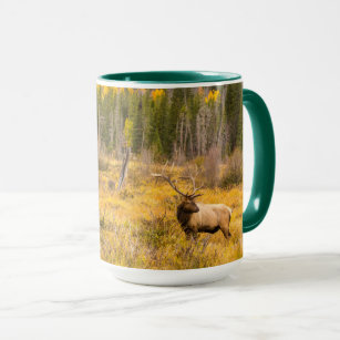 Bull Elk   Rocky Mountain National Park Colorado Mug