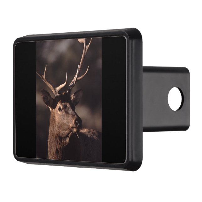 Bull elk trailer hitch cover (Left)