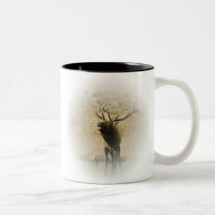 Bull Elk Two-Tone Coffee Mug