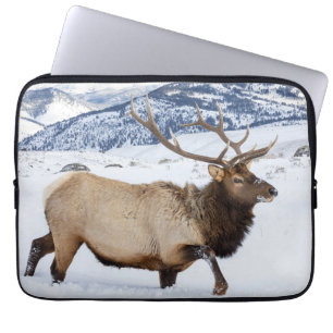 Bull Elk   Wyoming Laptop Sleeve