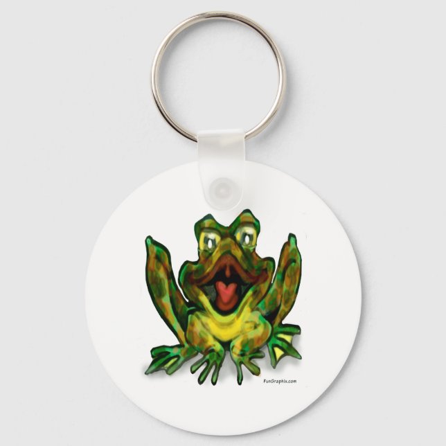 Bull Frog Keychain (Front)