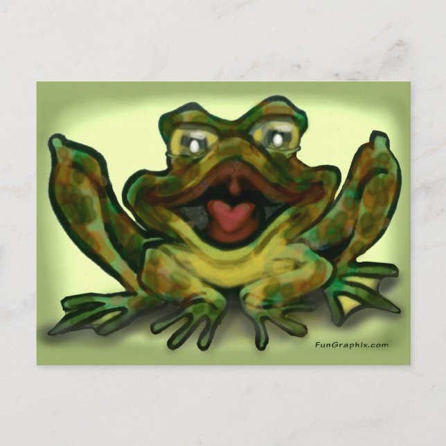 Bull Frog Postcard (Front)