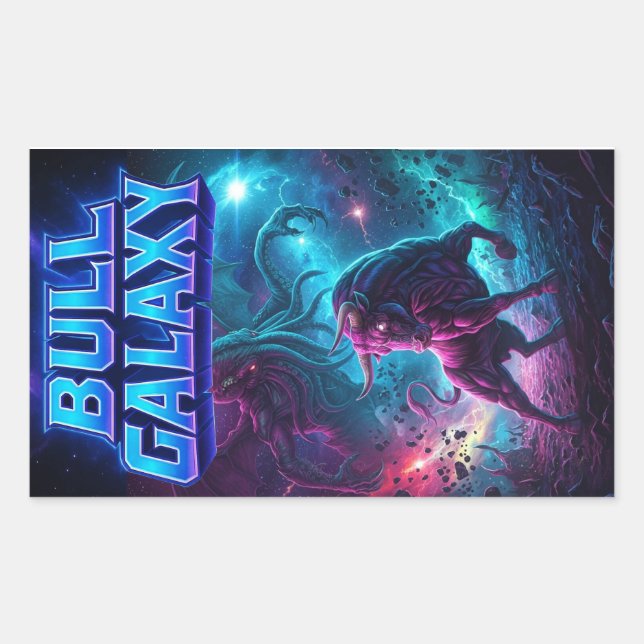 Bull Galaxy Sticker 02 (Front)