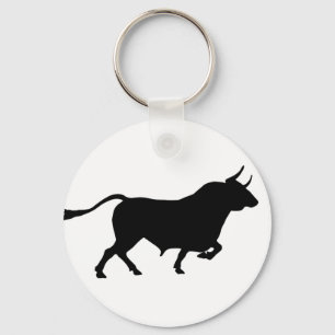 Bull Image Keychain