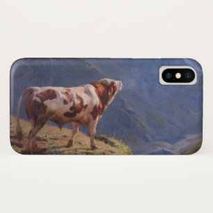 Bull in the Alps (by Eugène Burnand) Case-Mate iPhone Case