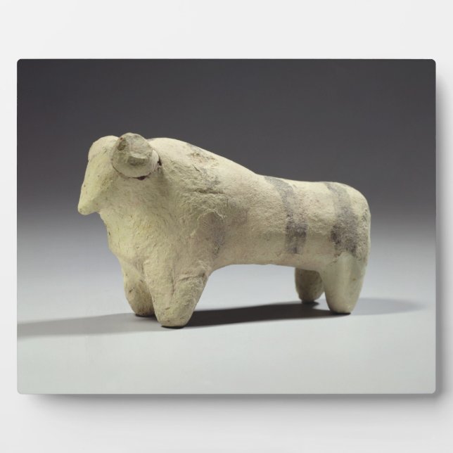 Bull in the Ubaid style, c.4000-3500 BC (terracott Plaque (Front)