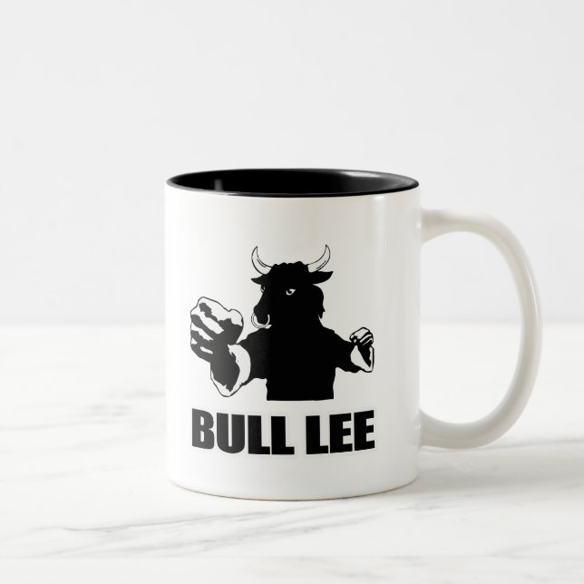 Bull Lee Two-Tone Coffee Mug (Right)