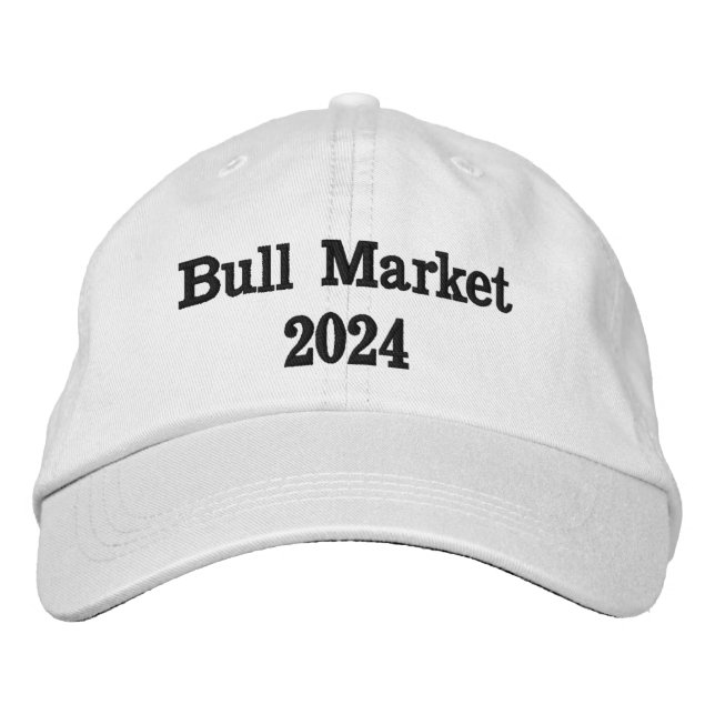 Bull Market 2024 Embroidered Hat (Front)