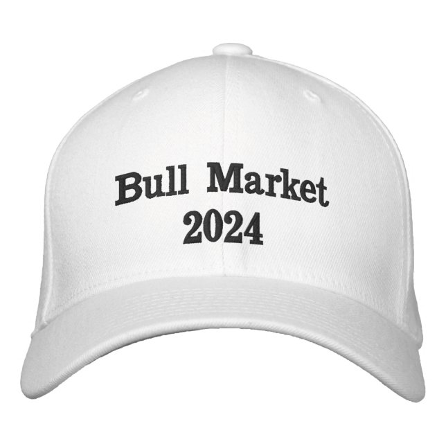 Bull Market 2024 Embroidered Hat (Front)