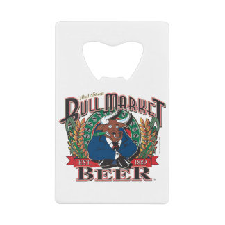 Bull-Market-Beer Credit Card Bottle Opener