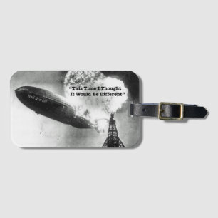 Bull Market Crash Humour Luggage Tag