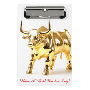 Bull Market Mini Clipboard