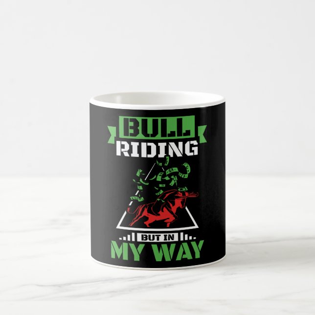 Bull Market Trading Investing Coffee Mug (Center)