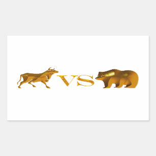 Bull Market Vs Bear Market Sticker