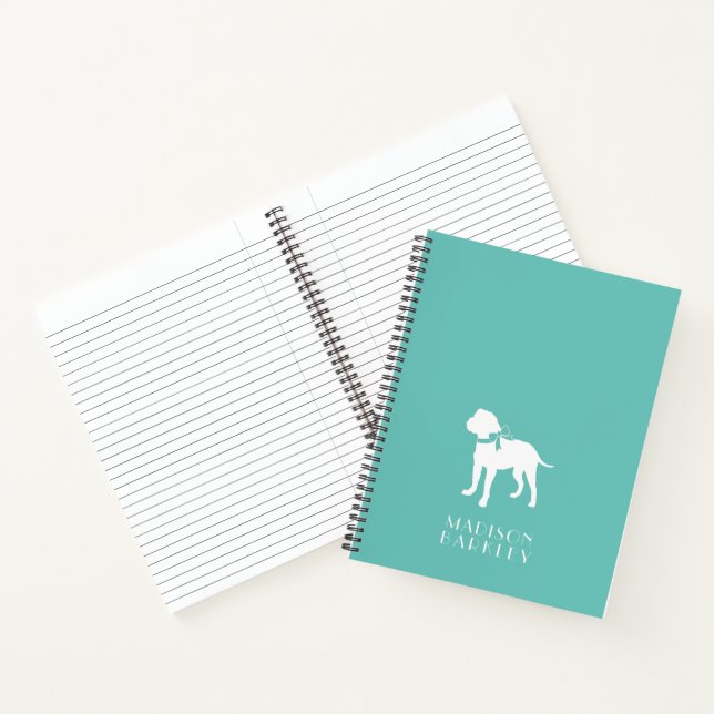 Bull Mastiff Dog Puppy Bullmastiff Notebook (Inside)