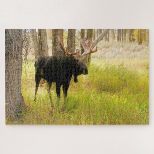 Bull Moose Jigsaw Puzzle