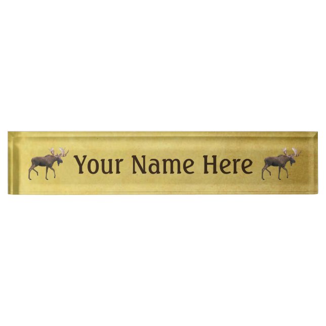 Bull Moose Nameplate (Front)