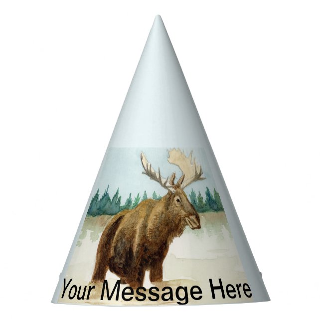 Bull Moose Party Hat (Front)